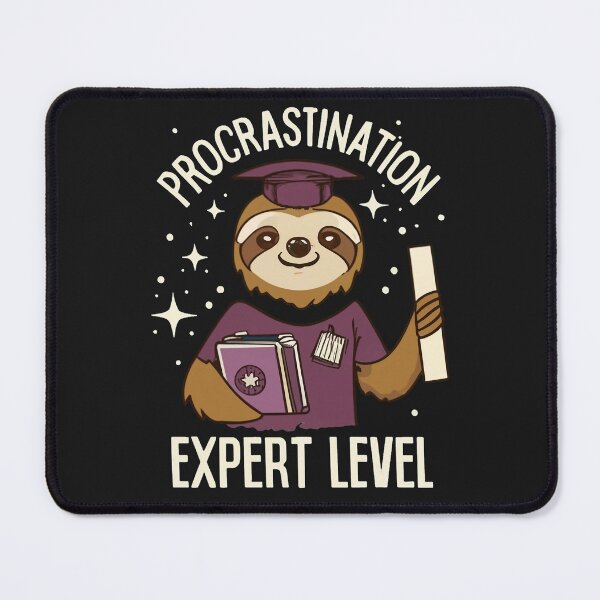 Item preview, Procrastination Expert Level designed and sold by MindFrank.