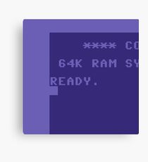 C64 Ready Canvas Print