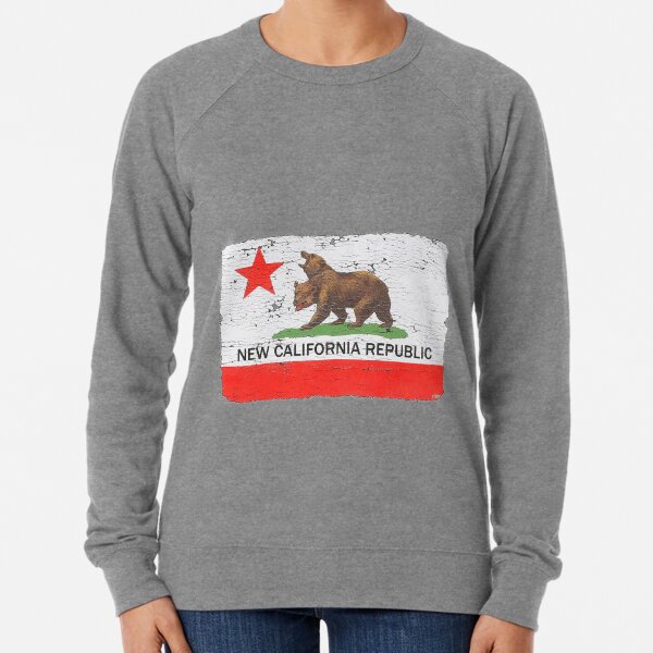 Angustiada Nueva República de California Sudadera ligera