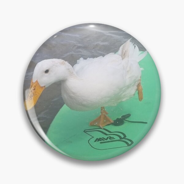 Item preview, Cute Duck Pro Surfing One Leg Beach LIFE designed and sold by Reelyfishing.