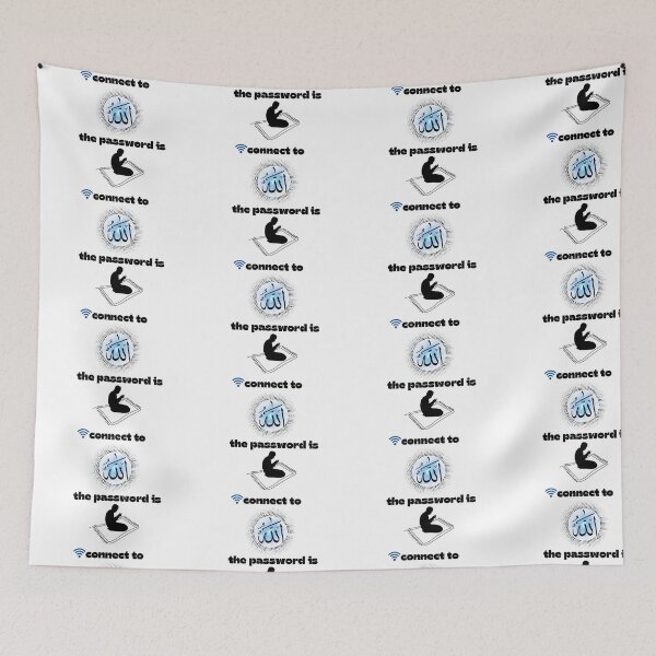 Item preview, Connect to Allah The Password is Prayer designed and sold by Cust0mCreati0ns.