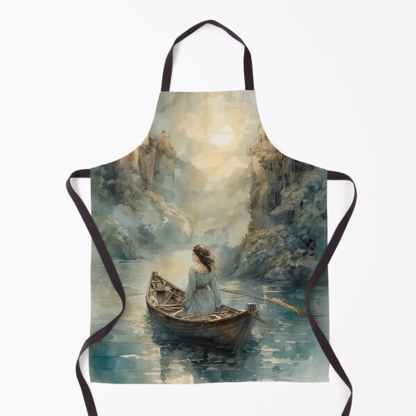 Item preview, The Lady of Shalott designed and sold by Kallak-AI-Art.