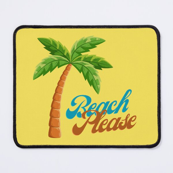 Item preview, Beach Please Palm Tree, Yellow designed and sold by tumbleweedphoto.