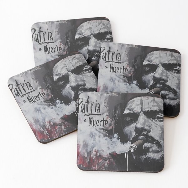 Item preview, Defiant Echoes- Capturing Che Guevara's Revolutionary Essence with Monochromatic Intensity and Cigar designed and sold by OlfactoART Studio.