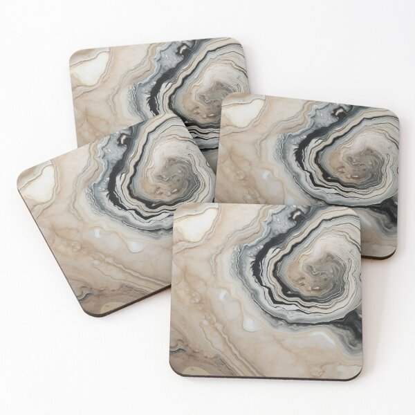 Item preview, Marble design of tan, black & cream designed and sold by KingExpressions.