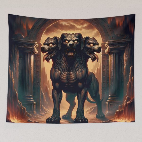 Item preview, Cerberus Guards the Underworld Gate designed and sold by LivingArtClips.