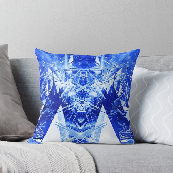 Structured chaos kaleida \3 Throw Pillow