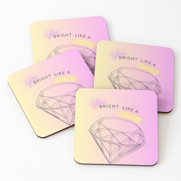 Item preview, Shine bright  like a diamond. Print whit motivational phrase  designed and sold by AnnasAnia.