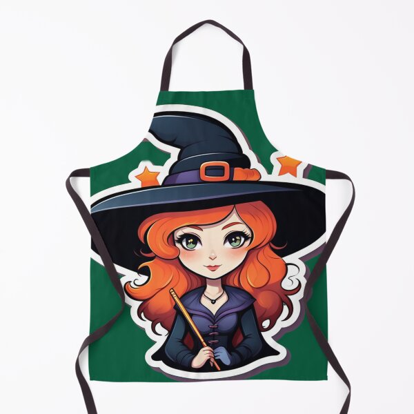 Item preview, Red-haired witch with a wand. designed and sold by soucarol.