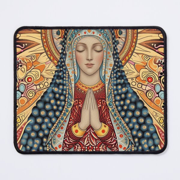 Item preview, Sanctified Grace - Elaborate Mother Mary Illustration designed and sold by Nicholas Panek.