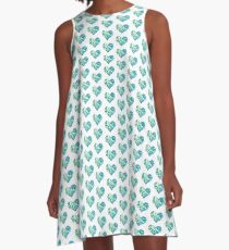 Heart Puzzle A-Line Dress