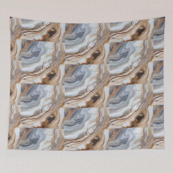 Item preview, Marble design of tan, grey & cream designed and sold by KingExpressions.