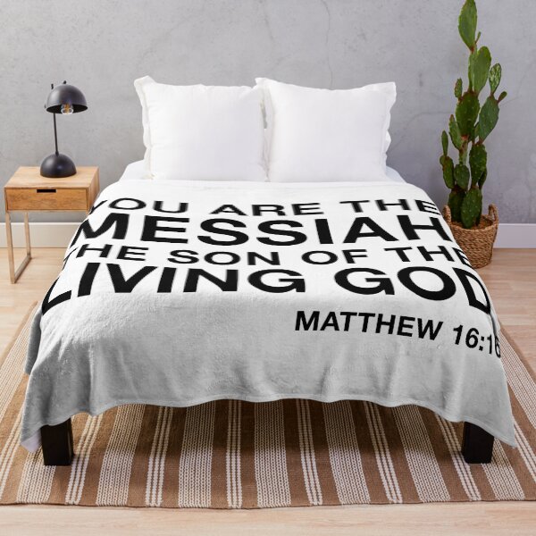 Item preview, YOU ARE THE  MESSIAH, THE SON OF THE LIVING GOD. MATTHEW 16:16 designed and sold by corbrand.