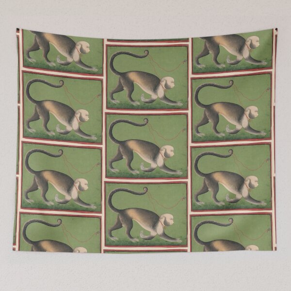 Item preview, Indian Art: A Monumental Portrait of a Monkey designed and sold by MagpieMoonUSA.