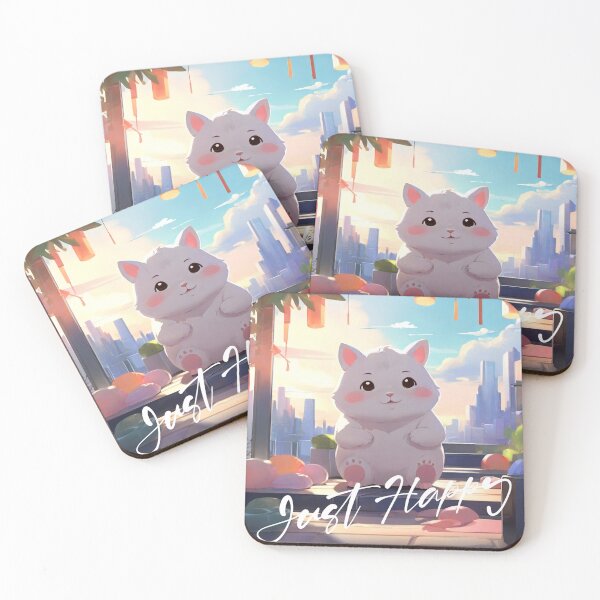 Item preview, Chubby Cartoon Animal Just Happy designed and sold by UBdesign.