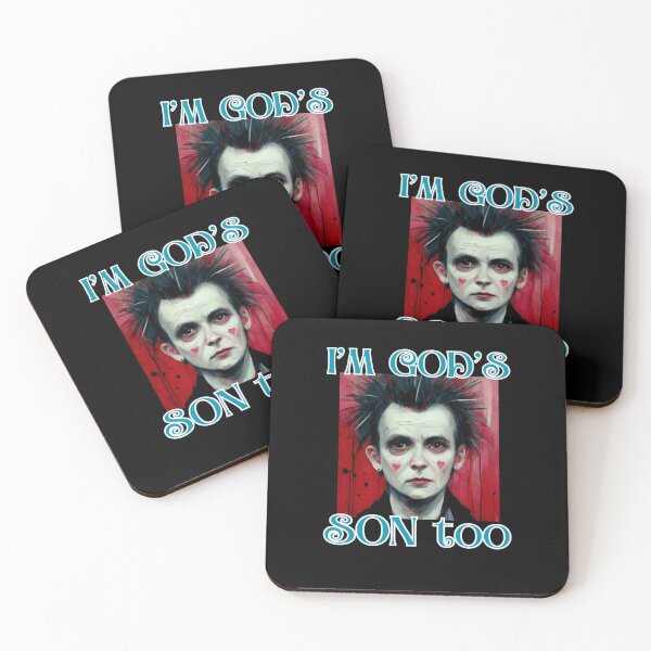Item preview, Im Gods son too say Punk rocker in cute romantic happy style christian gifts designed and sold by thankful-loco.
