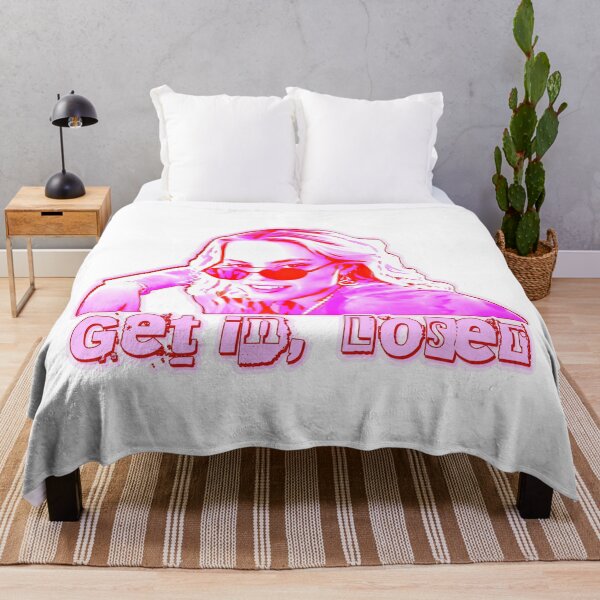 Item preview, Reneé Rapp as Regina George - Get in, loser in pink designed and sold by Signs for Dark Times.