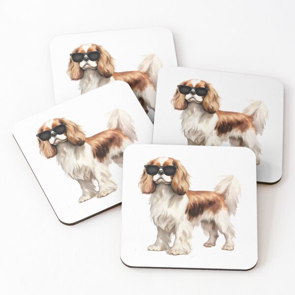Item preview, Cavalier King Charles Spaniel Wearing Sunglasses designed and sold by TheAnimalZ00.