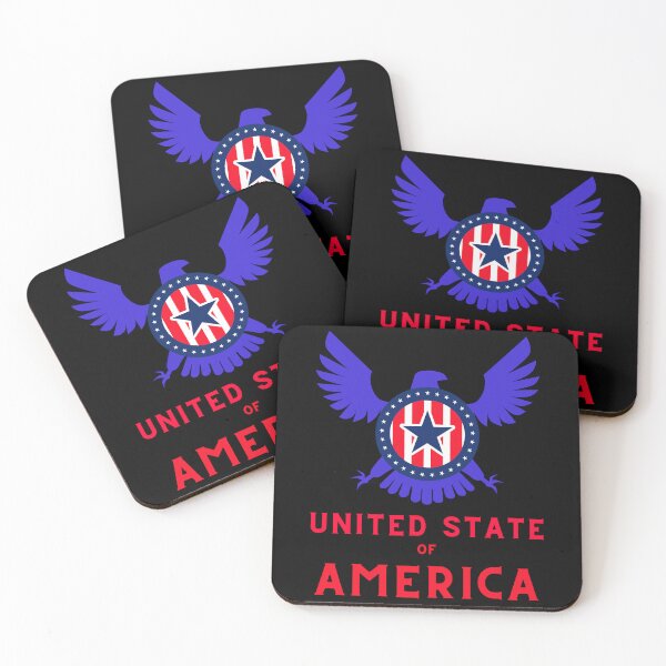 Item preview, United States of America Blue Eagle With Red Shield  designed and sold by BLTD.Global Revolution.