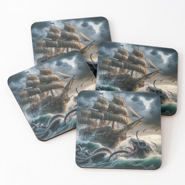 Item preview, Kraken Attack designed and sold by Foxlindesigns.