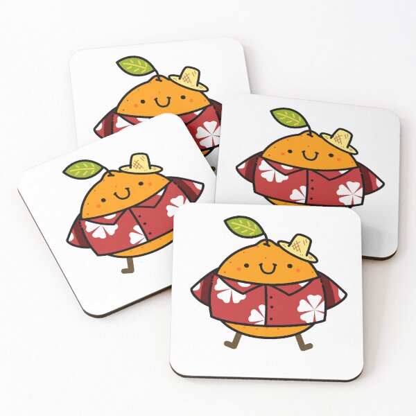 Item preview, Kawaii Orange In Hawaiian Shirt designed and sold by kawaiilife.