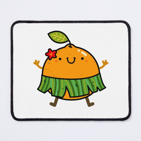 Item preview, Kawaii Orange In Hawaiian Hula Skirt designed and sold by kawaiilife.