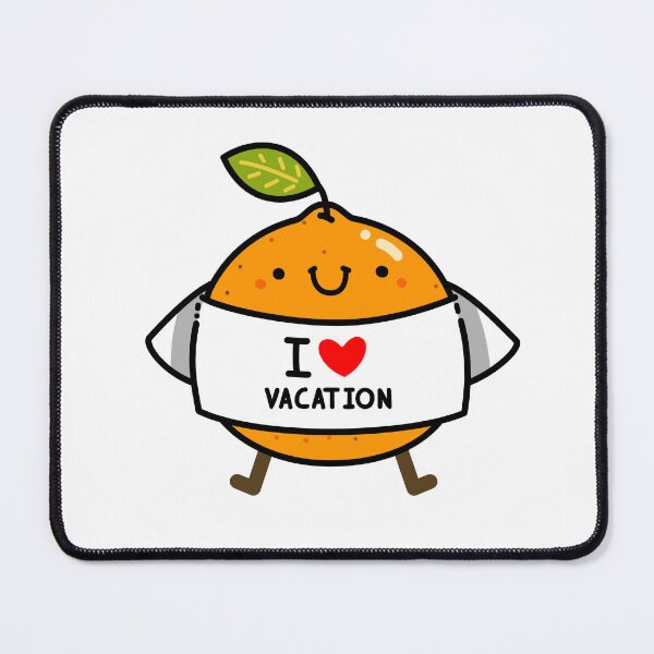 Item preview, Kawaii Orange In I Heart Vacation T-Shirt designed and sold by kawaiilife.