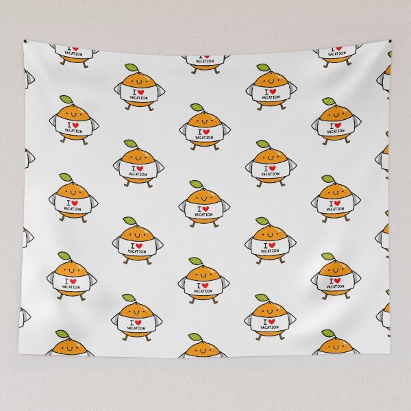 Item preview, Kawaii Orange In I Heart Vacation T-Shirt designed and sold by kawaiilife.