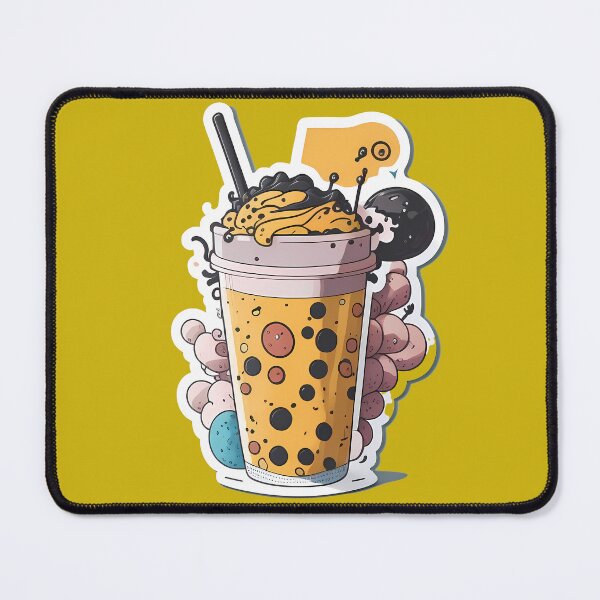 Item preview, Bubble Bliss: Sipping Delight with Boba Tea Magic! designed and sold by VectorVortex.