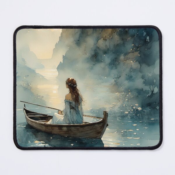 Item preview, The Lady of Shalott 4 designed and sold by Kallak-AI-Art.