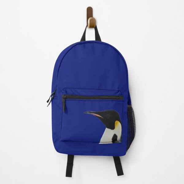 Item preview, Emperor Penguin Side Profile Shot (Blue #0F1D7B background) designed and sold by SBPenguins.