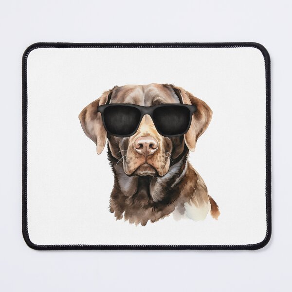 Item preview, Chocolate Labrador Retriever Wearing Sunglasses designed and sold by TheAnimalZ00.