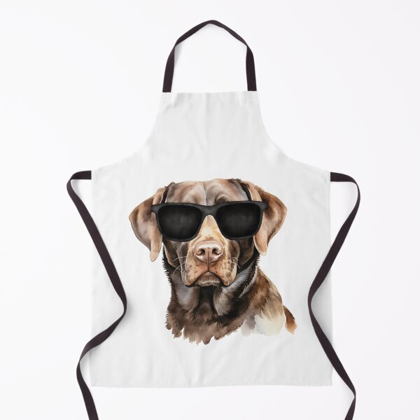 Artikelvorschau, Schokoladen-Labrador-Retriever mit Sonnenbrille entworfen und verkauft von TheAnimalZ00.
