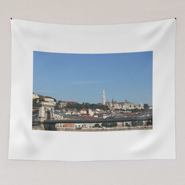 Item preview, chain bridge and Fisherman bastion Budapest designed and sold by goceris.