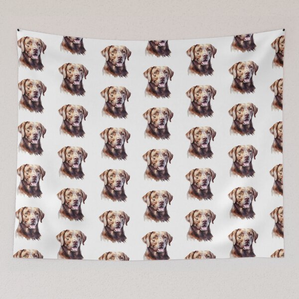 Item preview, Watercolor Chocolate Labrador Retriever  designed and sold by TheAnimalZ00.