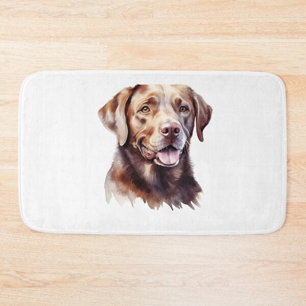 Artikelvorschau, Aquarell-Schokoladen-Labrador-Retriever entworfen und verkauft von TheAnimalZ00.
