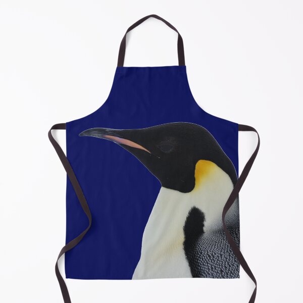 Item preview, Emperor Penguin Side Profile Shot (Dark Blue #060D5B background) designed and sold by SBPenguins.