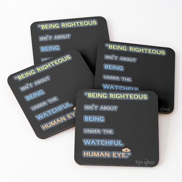 Item preview, "BEING RIGHTEOUS..." Quote 12/23/2023 designed and sold by BJGWRDS.