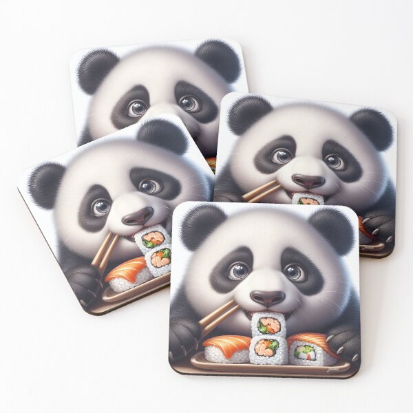 Item preview, cute panda sushi designed and sold by 7Bluedragon (Jane art collection).