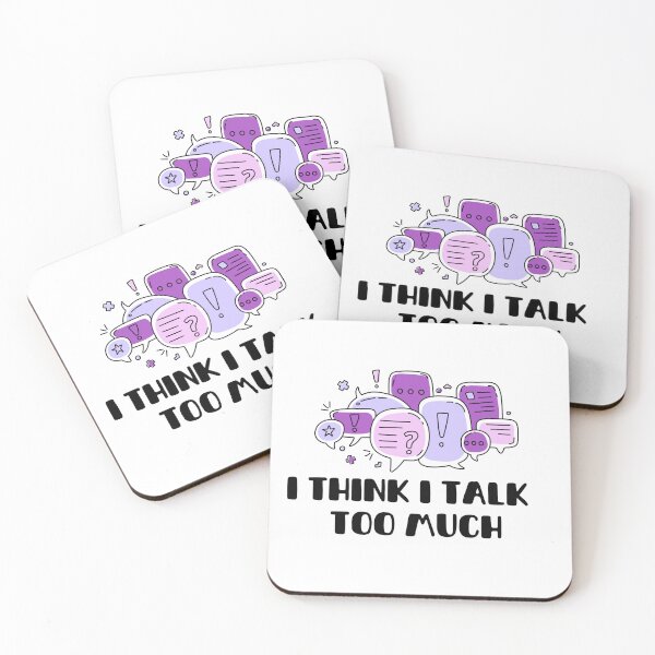 Item preview,  Reneé Rapp Lyrics - I Think I Talk Too Much (Purple)  designed and sold by Samantha Kelly.