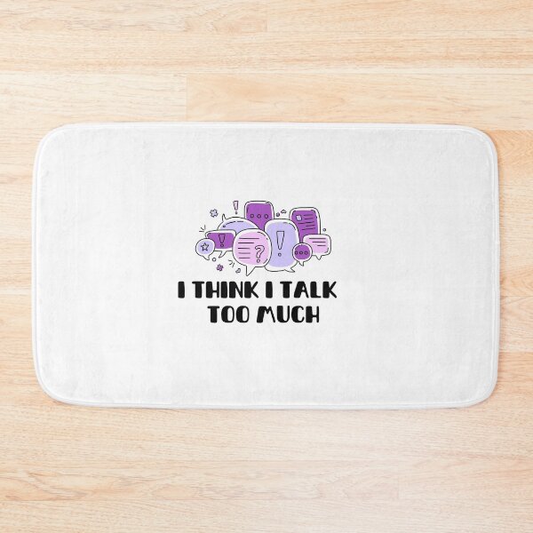 Item preview,  Reneé Rapp Lyrics - I Think I Talk Too Much (Purple)  designed and sold by Samantha Kelly.