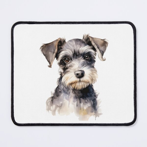 Item preview, Watercolor Miniature Schnauzer designed and sold by TheAnimalZ00.
