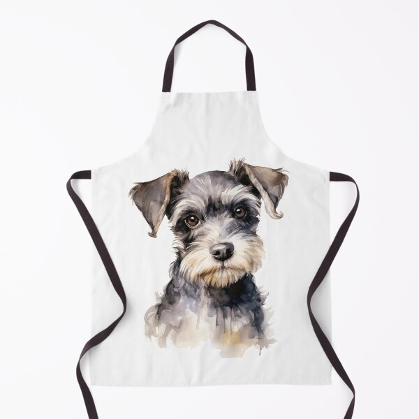 Item preview, Watercolor Miniature Schnauzer designed and sold by TheAnimalZ00.