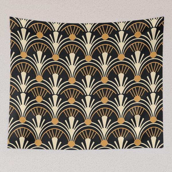 Artikelvorschau, Art-Deco-Sonnenaufgang - geometrisches Vintage-Muster entworfen und verkauft von Nicholas Panek.