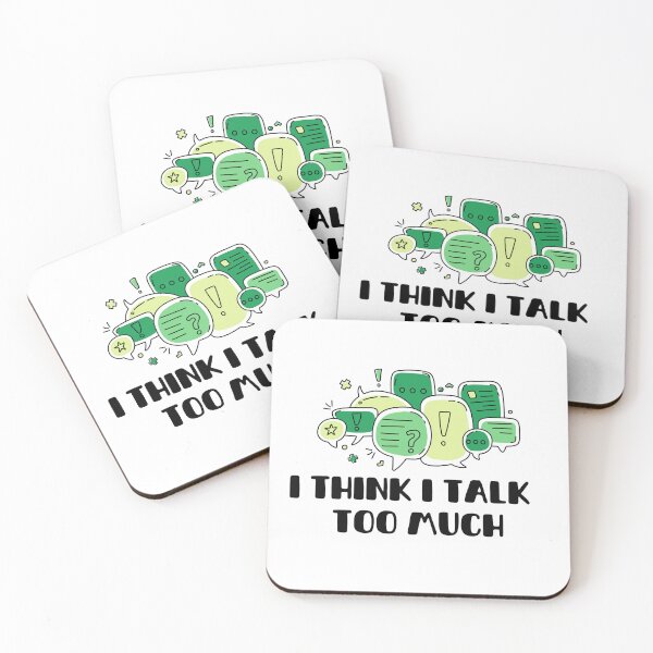 Item preview,  Reneé Rapp Lyrics - I Think I Talk Too Much (Green)  designed and sold by Samantha Kelly.
