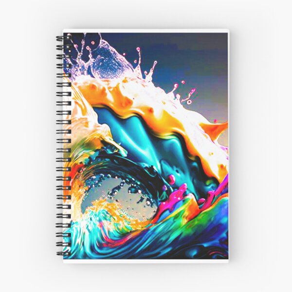 Item preview, crazy multicolored waves designed and sold by janjacbu.
