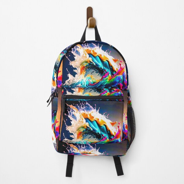 Item preview, crazy multicolored waves designed and sold by janjacbu.