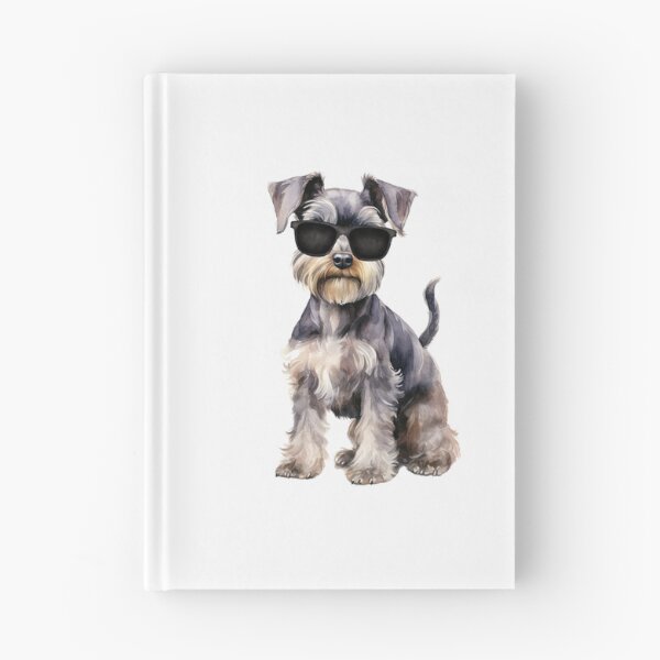 Item preview, Watercolor Miniature Schnauzer Wearing Sunglasses designed and sold by TheAnimalZ00.