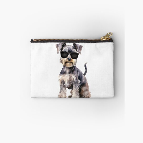 Item preview, Watercolor Miniature Schnauzer Wearing Sunglasses designed and sold by TheAnimalZ00.