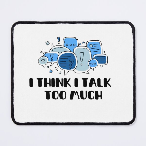 Item preview, Reneé Rapp Lyrics - I Think I Talk Too Much (Blue) designed and sold by Samantha Kelly.